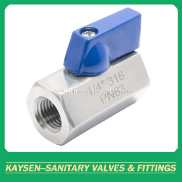 PN63 Mini ball valves female to female